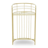 Rabia Gold Finish Bar Chair