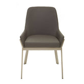 Gilden Grey Faux Leather Dining Chair