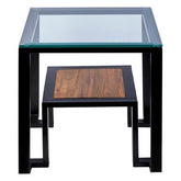 Cibo Side Table with Shelf