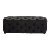 Alea Black Velvet Bench