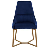 Vieste Midnight Velvet Dining Chair