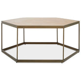 Grenoble Hexagonal Oak Veneer Coffee Table