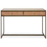 Grenoble Oak Veneer 2 Drawer Desk