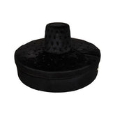 Hartford Black Velvet Modular Round Sofa