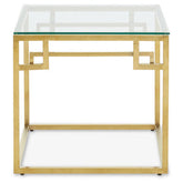 Allure Gold Brushed Side Table