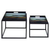 Celina Set Of 2 Assorted Colour Nesting Tables