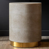 Cadio Shagreen Round Stool