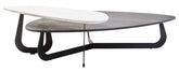 Imperia 2 Tier Large Asymmetrical Ceramic Coffee Table