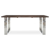 Hampstead Natural And Silver Dining Table