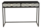 Fusion Two Drawers with Bone Inlay Console Table