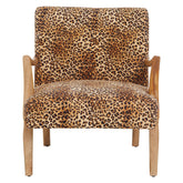 Cefena Leopard Print Chair