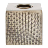 Allegra Etched Metallic Tissue Box
