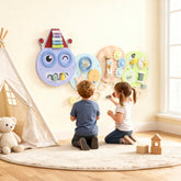 AIYAPLAY Caterpillar Busy Board with 7 Activities, for Nursery, Playroom, Home, for 3+ Years