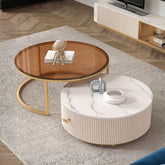 Anastasia Nesting Coffee Table, Glass