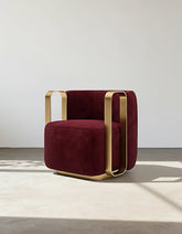 Thaddea Vintage Armchair, Red