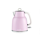 Salter Retro Pink 1.7 L Kettle 3KW Rapid Boil, 360 Base, Removable Limescale Filter, Cordless, Water Level Window, Blue Indicator Light, Boil Dry