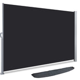 VOUNOT Side Awning Retractable, Outdoor Privacy Screen for Garden, Balcony, Terrace, 160 x 300 cm, Anthracite