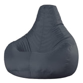 Bean Bag Bazaar Recliner Gaming Bean Bag Chair, Charcoal Grey, Indoor Outdoor Water Resistant Fabric, Large Beanbag with Filling Included, Gaming