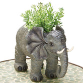 Bits and Pieces - Elephant Garden Planter - Decorative Indoor or Outdoor Safari Plant Holder