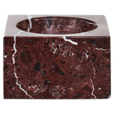 Salmo Square Red Marble Bowl
