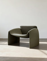 Classic Crab Armchair, Real Leather