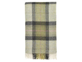 Skye Shetland Pure New Wool Throw - Green
