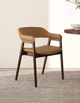 Murcell Matching Dining Chair, Leather Or Linen
