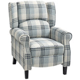 HOMCOM 160\'c2\'b0 Reclining Armchair, with Footrest - Grey