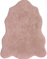 Luxury Pink Faux Fur Rug