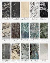 Marble Table Top Glaze Option