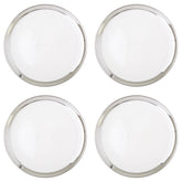 Ida Set of Four 32cm Dia Embossed Coupe Charger Plates