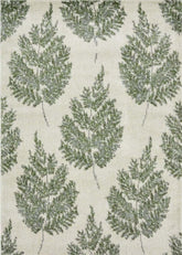 Villa Green Floral Rug