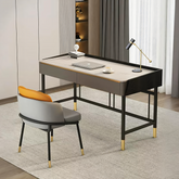 Abner Office Desk, Marble Effect