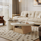 Bess Coffee Table, White & Oak