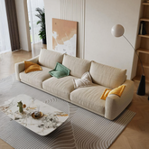 Caleb Modern Two Seater, Three Seater, Four Seater Sofa, Cotton Linen