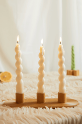 Minimalist Triple Candle Holder