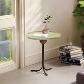 Cleo Side Table, Olive Green