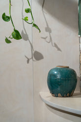 Old Blue Asian Pot No 1