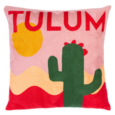 Tulum Needlepoint Cushion