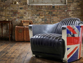 Union Jack Vintage Alloy Tub Chair