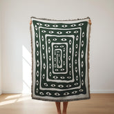 Mystic Gaze Woven Throw Blanket