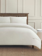 Pure Cotton Chambray Duvet Set Oatmeal