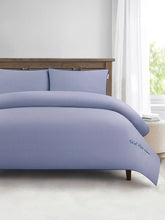 Pure Cotton Piped Duvet Set Dusk