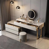 Hastings Corner Dressing Table With Sideboard & Mirror