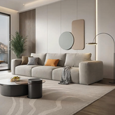 Horatio Three Seater Sofa, Linen