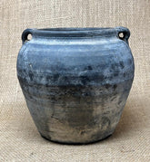 Vintage Grey Shanxi Ceramic Pot KX3112F