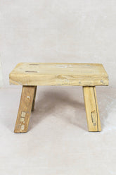 Vintage Rustic Stool - Elm wood - Small - 111