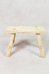 Vintage Rustic Stool - Elm wood - Small - 116