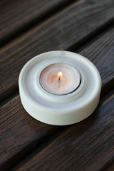 CONCRETE SINGLE TEALIGHT HOLDER
