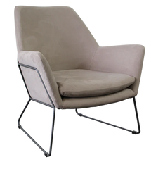 Slay Armchair - Grey Velvet